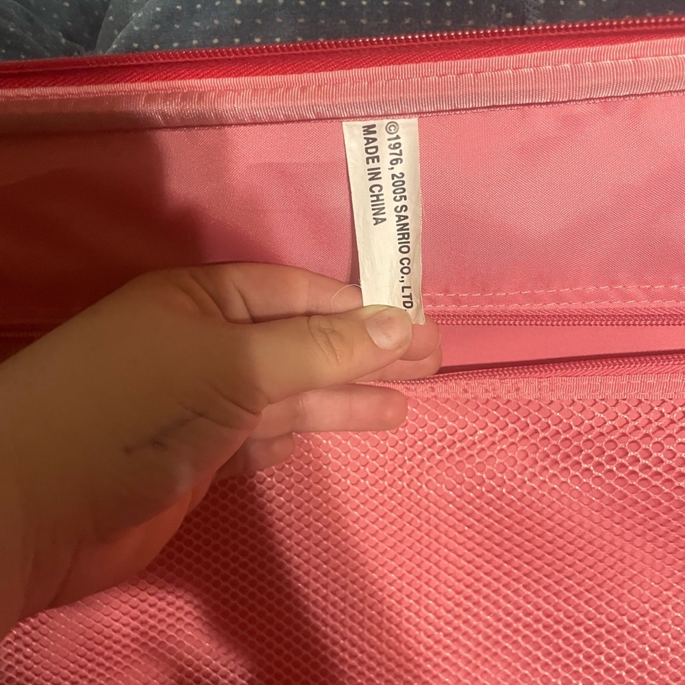 Hello kitty suit case